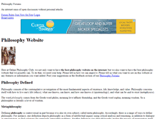 Tablet Screenshot of onlinephilosophyclub.com